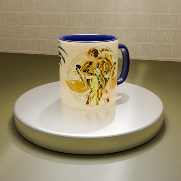 Mug Caballero Dorado | Acuario