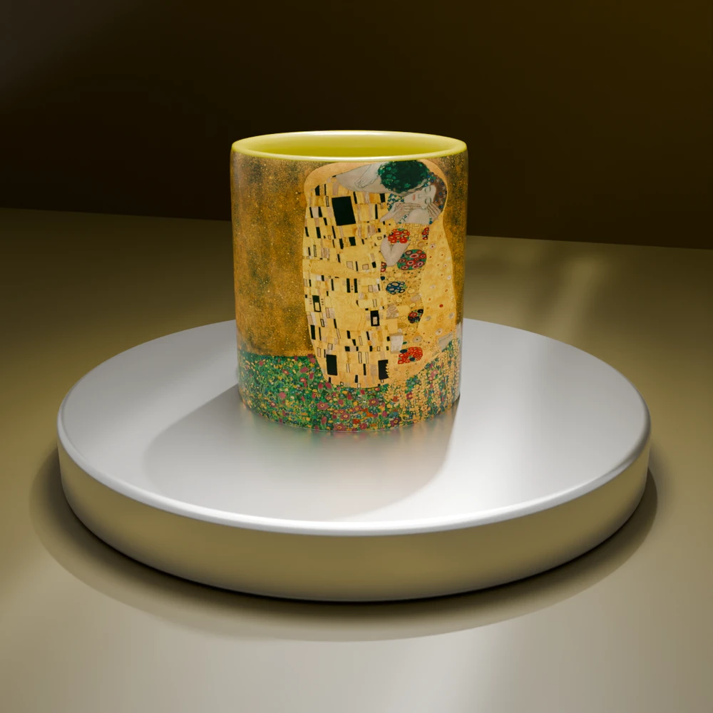 Beso de klimt_A Mug El Beso de Gustav Klimt