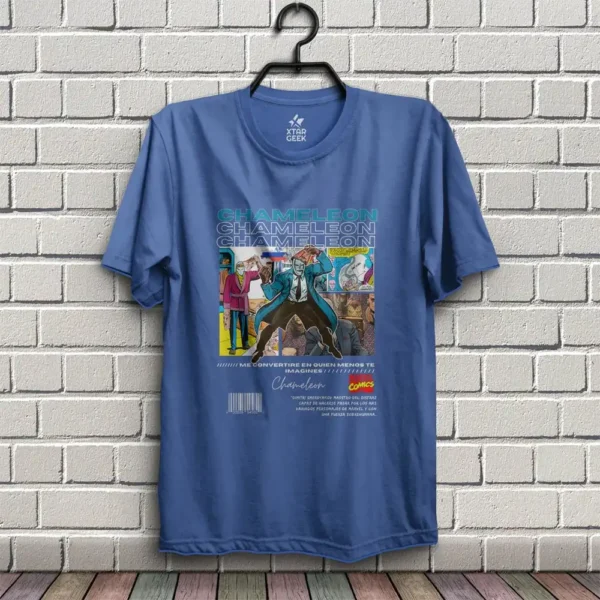 Camaleon_AzulIntenso Camiseta Chamaleon | Marvel