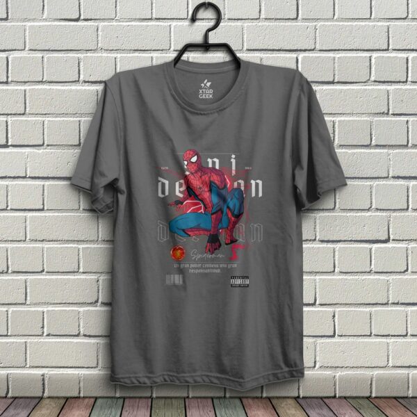CamisetaSpidermanGris Camiseta Spiderman