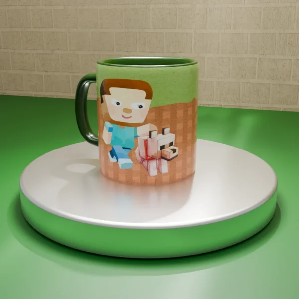 Minecraft02_b Mug Minecraft | Gameover