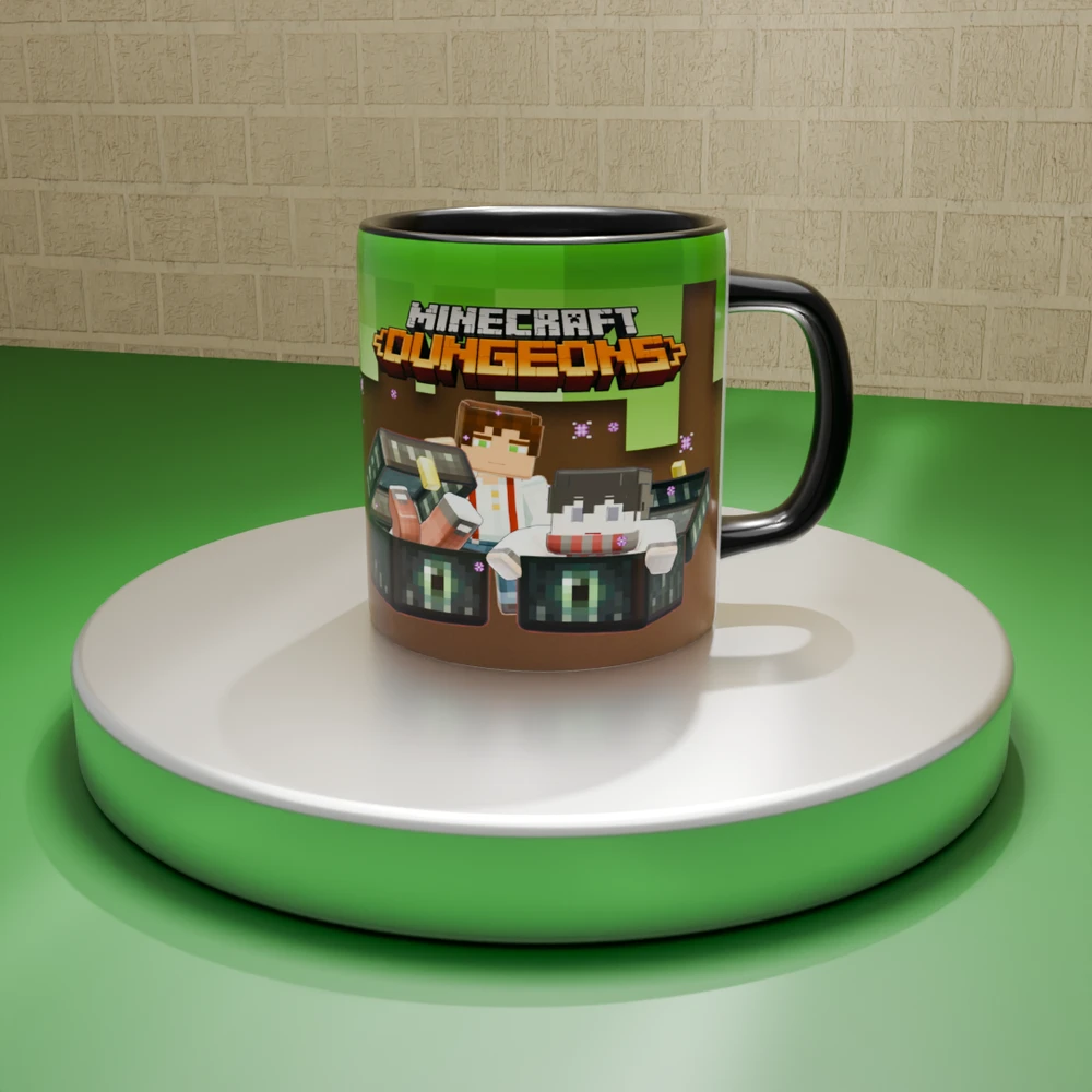 Mug Minecraft | Dungeons Versión N°4