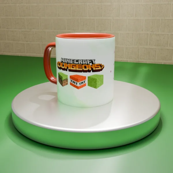 Mug Minecraft | Dungeons Versión N°5