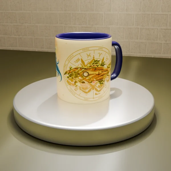 Mug Caballero Dorado | Piscis