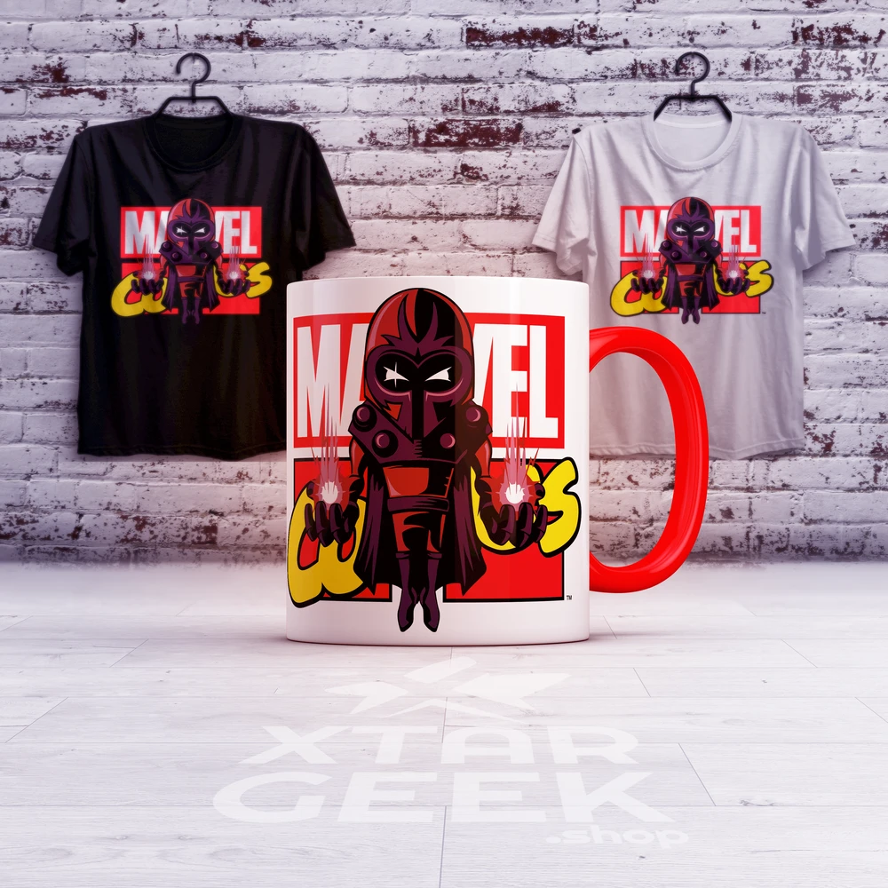 Taza Magneto+camiseta Combo Camiseta + Mug | Magneto