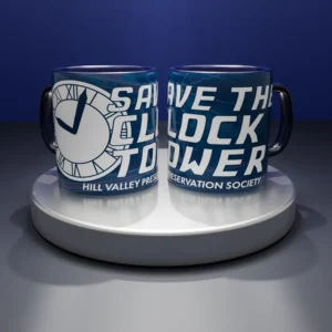 Mug Salve A la Torre del Reloj | Volver Al Futuro
