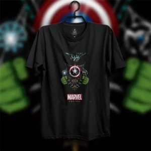 Camiseta Capitan América Y Hulk