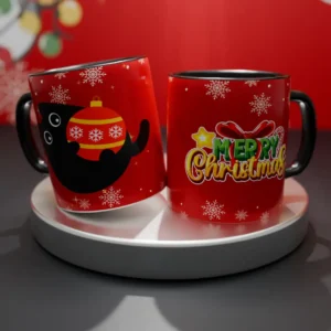 Mug Navideño | Black Cat